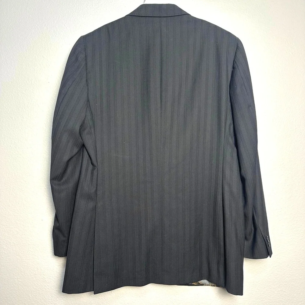 Ted Baker Endurance Mens Blazer Black Pinstripe Two Button Suit Jacket 40R